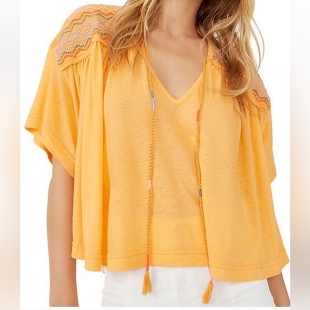 NWT Free People Crop Top, Oversized